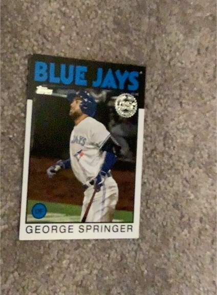 2021 Topps Series 2 1986 Topps #86B-41 George Springer — front