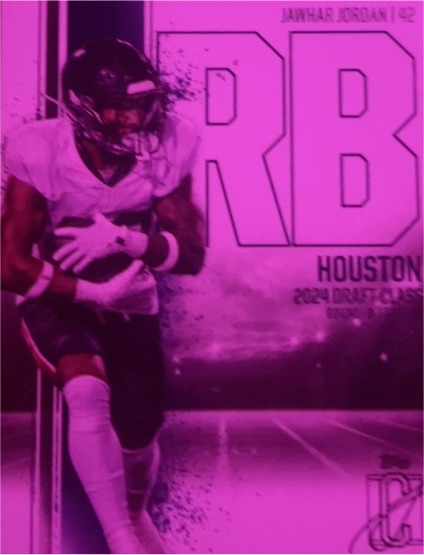 2024 Topps Signature Class #117 Jawhar Jordan — front