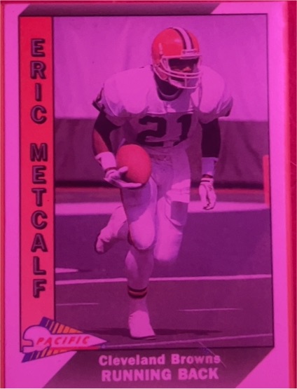 1991 Pacific #83 Eric Metcalf — front