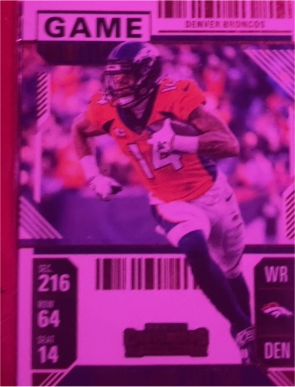 2024 Panini Contenders #216 Courtland Sutton — front