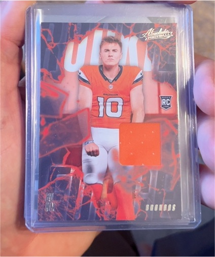 2024 Panini Absolute #RF-BNX Bo Nix Rookie Force — front