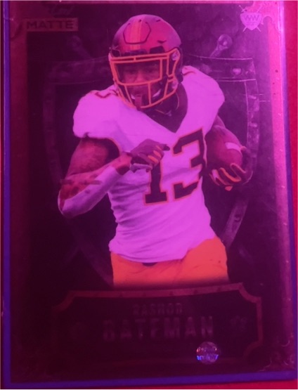 2021 Wild Card Matte #MWW-22 Rashod Bateman — front