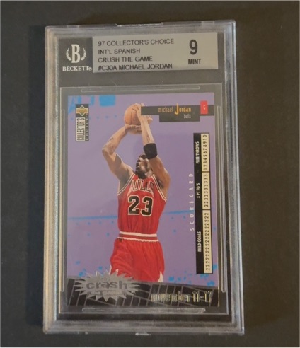 1996-97 Upper Deck Collector's Choice #C30 Michael Jordan — front