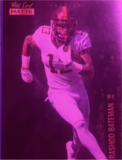2021 Wild Card Matte #MBC-22 Rashod Bateman — front