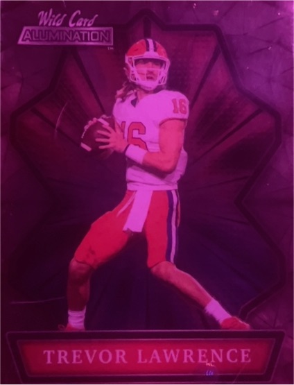 2021 Wild Card Allumination Trevor Lawrence — front