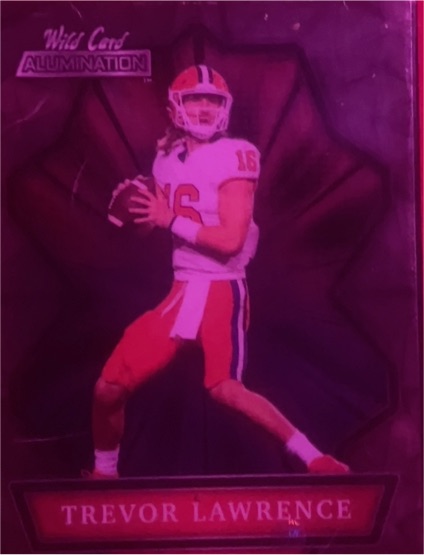 2021 Wild Card Aluminations Trevor Lawrence — front