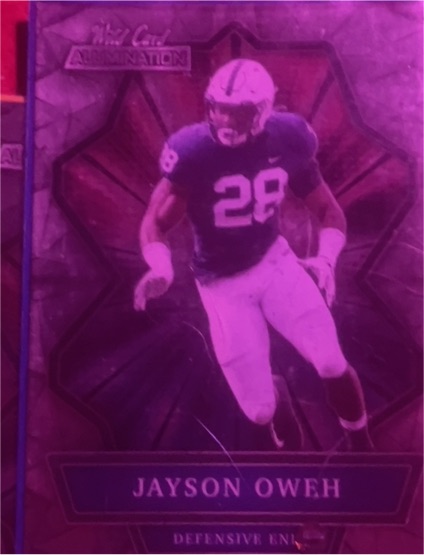 2023 Panini Mosaic Annihilation #28 Jayson Oweh — front