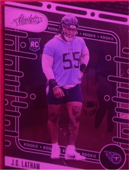 2024 Panini Absolute #107 J.C. Latham — front