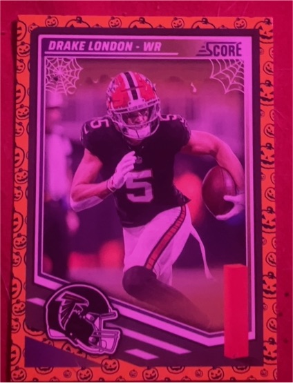 2025 Score A Treat Halloween #17 Drake London - Atlanta Falcons — front