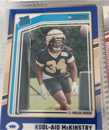 2024 Donruss Rated Rookie #315 Kool-Aid McKinstry — front