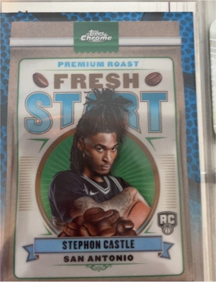 2024-25 Topps Chrome #FS-3 Stephon Castle Fresh Start — front