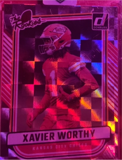 2024 Donruss The Rookies #TR-40 Xavier Worthy — front