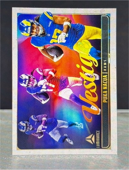 2025 Panini Luminance VESTIGE Puka Nacua Rams — front