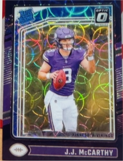 2024 Panini Donruss Optic #235 J.J. McCarthy — front