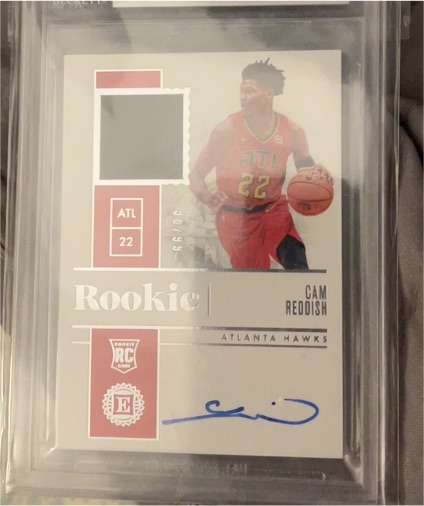 2019-20 Panini Encased #193 Cam Reddish — front