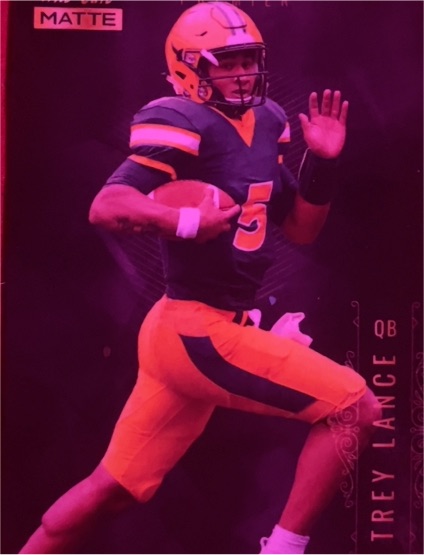 2021 Wild Card Matte Premier #MBC-6 Trey Lance — front