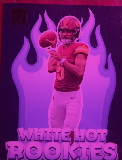 2024 Donruss White Hot Rookies #WH9 Bo Nix — front