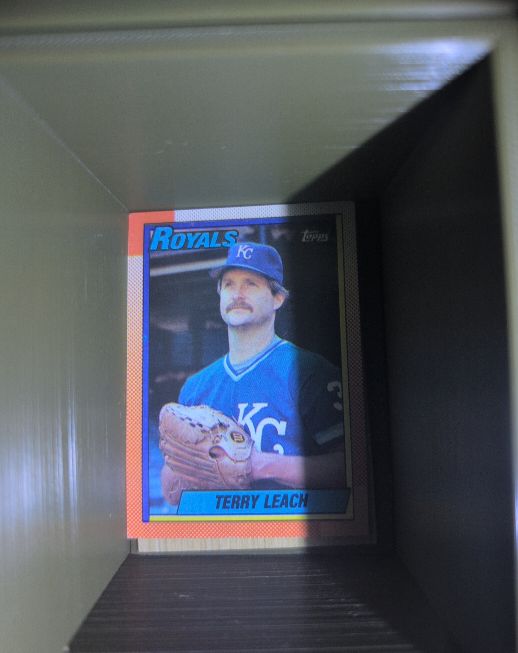 1990 Topps #304 Terry Leach — front