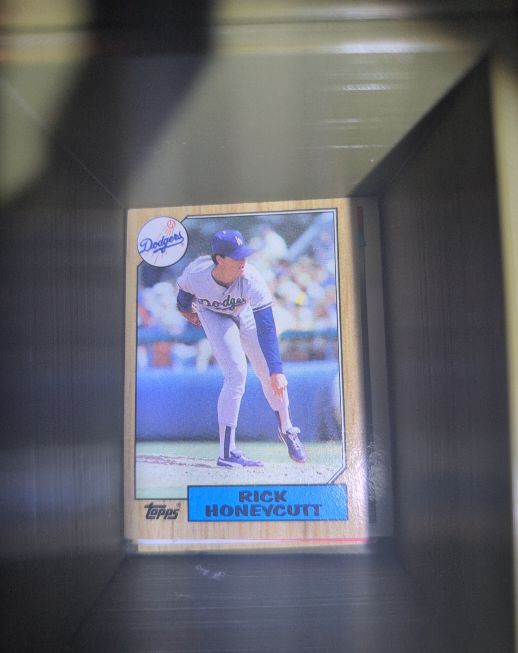 1987 Topps #753 Rick Honeycutt — front