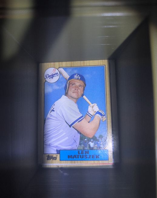 1987 Topps #457 Len Matuszek — front