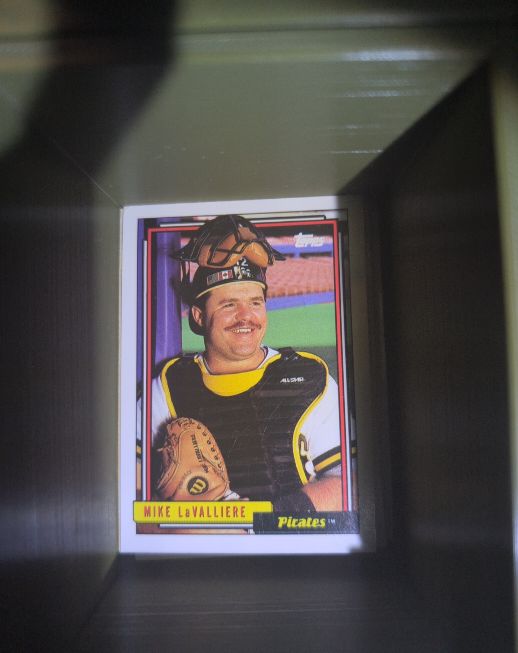 1992 Topps #312 Mike LaValliere — front