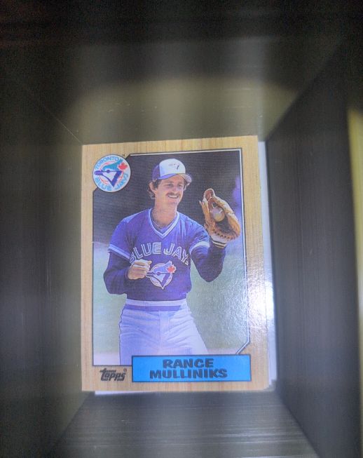 1987 Topps #537 Rance Mulliniks — front