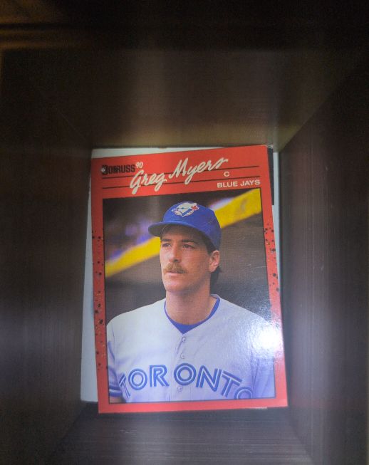 1990 Donruss #706 Greg Myers — front