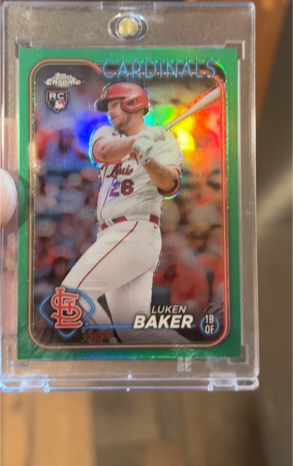 2024 Topps Chrome #132 Luken Baker — front