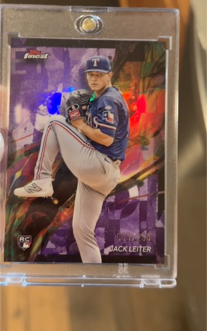 2024 Topps Finest #32 Jack Leiter — front