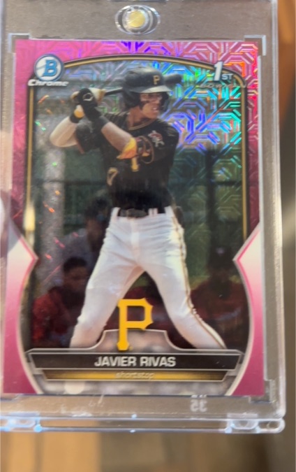 2023 Bowman Chrome #BCP-159 Javier Rivas — front