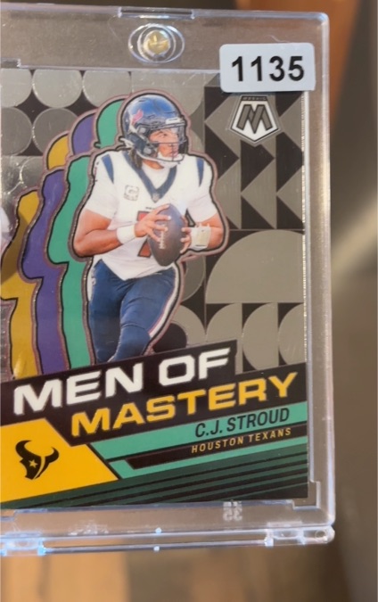 2024 Panini Mosaic Men of Mastery #MM-6 C.J. Stroud — front