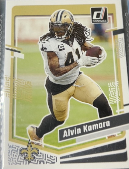 2023 Donruss #210 Alvin Kamara — front