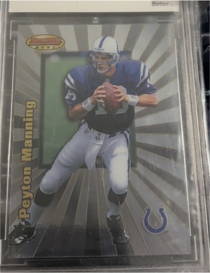1998 Bowman's Best #112 Peyton Manning Rookie — front
