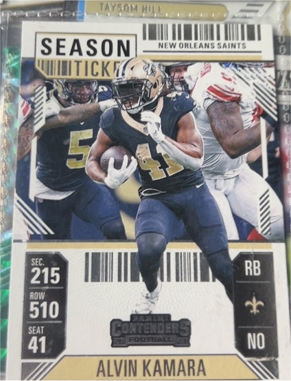 2024 Panini Contenders #71 Alvin Kamara Season Ticket — front