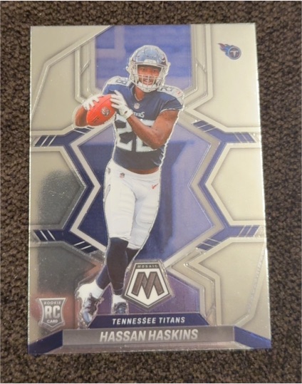 2022 Panini Mosaic #325 Hassan Haskins — front