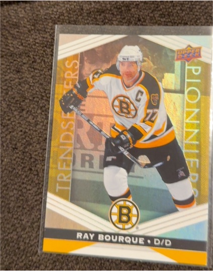 2023 Upper Deck Tim Hortons Legends Trendsetters #T-13 Ray Bourque — front