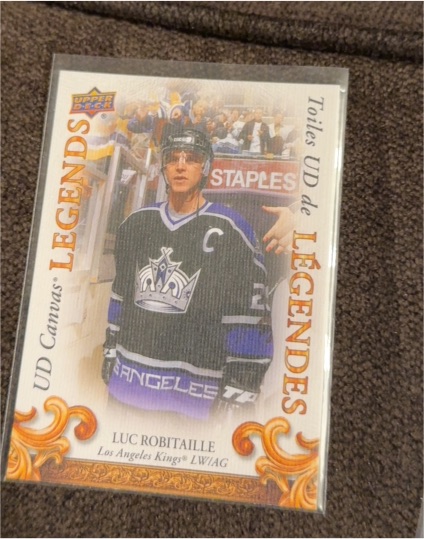 2023 Upper Deck Tim Hortons UD Canvas Legends #CL-9 Luc Robitaille — front