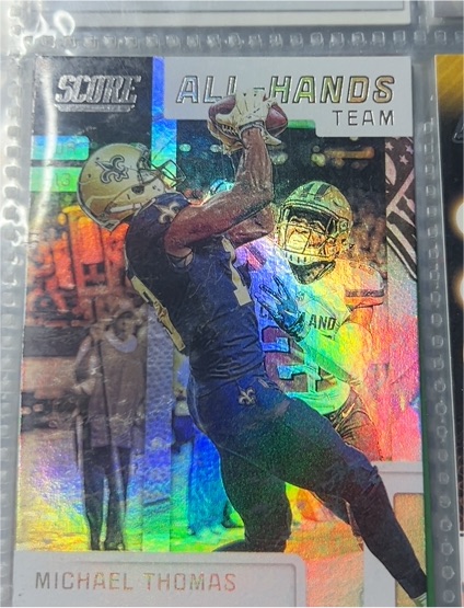 2019 Score #AHT-5 Michael Thomas All Hands Team — front