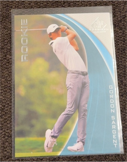 2024 Upper Deck SP Game Used Golf #90 Gordon Sargent Rookie — front