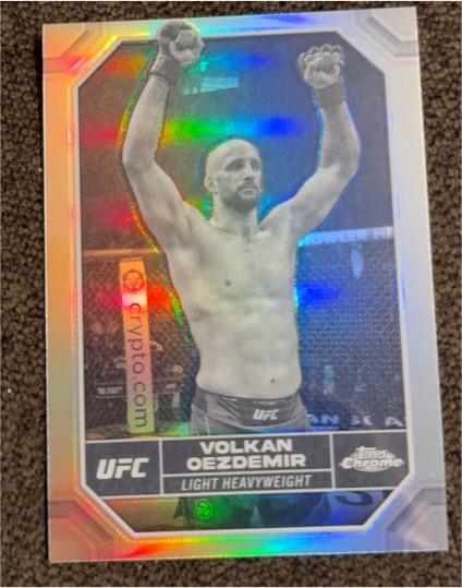 2024 Topps Chrome UFC #195 Volkan Oezdemir — front