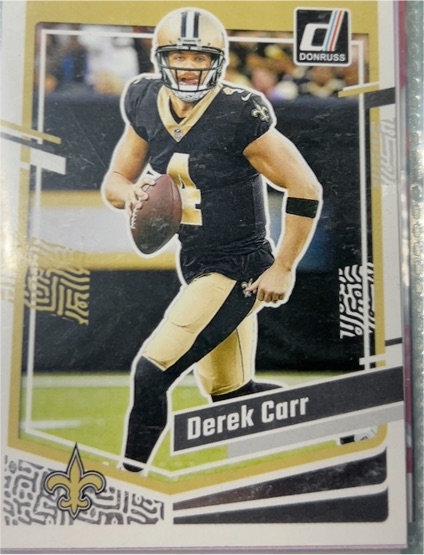 2023 Donruss #213 Derek Carr — front