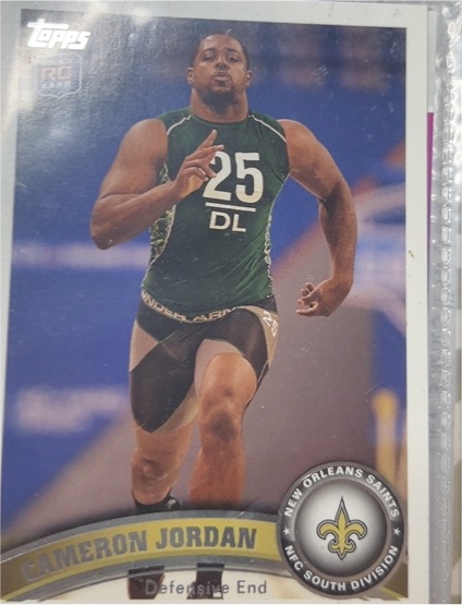 2011 Topps #349 Cameron Jordan Rookie Card — front