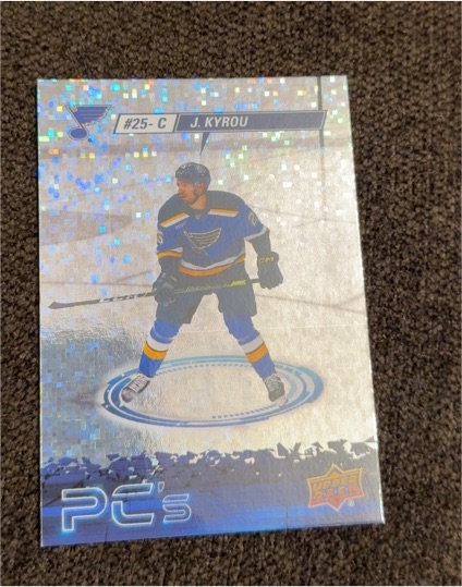 2023-24 Upper Deck PC's Sparkle #PC-14 Jordan Kyrou — front