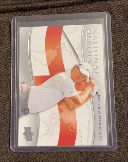 2024 Upper Deck National Heroes #NH-13 Matthew Fitzpatrick — front