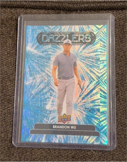 2024 Upper Deck Golf #DZ-12 Brandon Wu Dazzlers — front