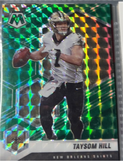 2021 Panini Mosaic Silver Prizm #142 Taysom Hill — front