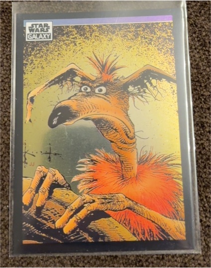 2022 Topps Chrome Star Wars Galaxy #24 Salacious B. Crumb — front