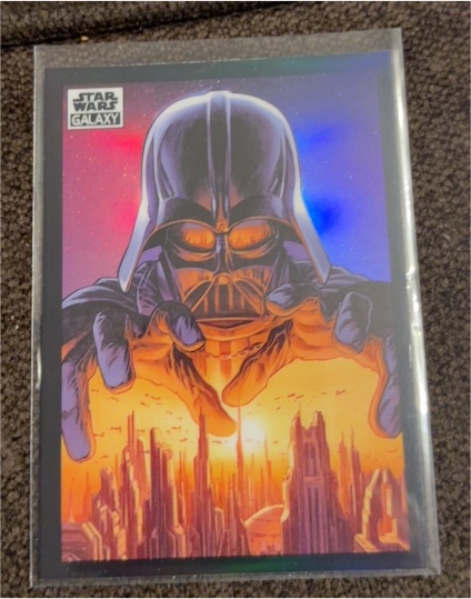 2022 Topps Chrome Star Wars Galaxy #49 A Galaxy Within Grasp Darth Vader — front