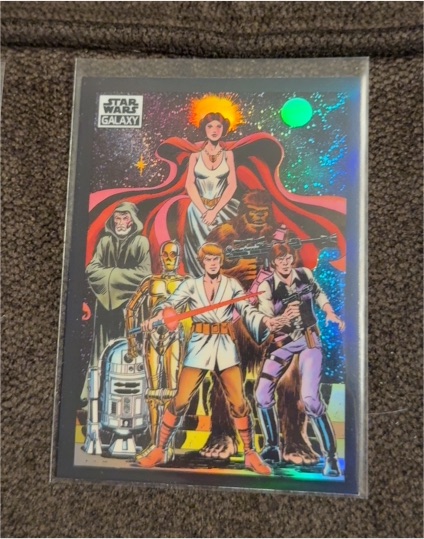 2022 Topps Chrome Galaxy Star Wars #57 Box Cover Art — front