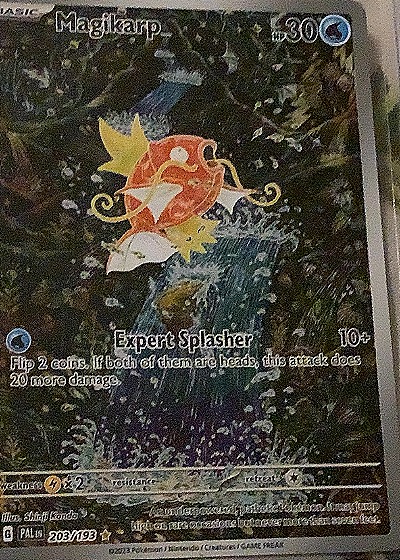 2023 Pokémon TCG SV02: Paldea Evolved #203 Magikarp Illustration Rare — front